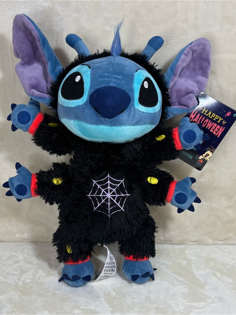 2023 Disney Halloween Plush Spider Stitch - 14” Stitch Spider Costume NEW W/ TAG
